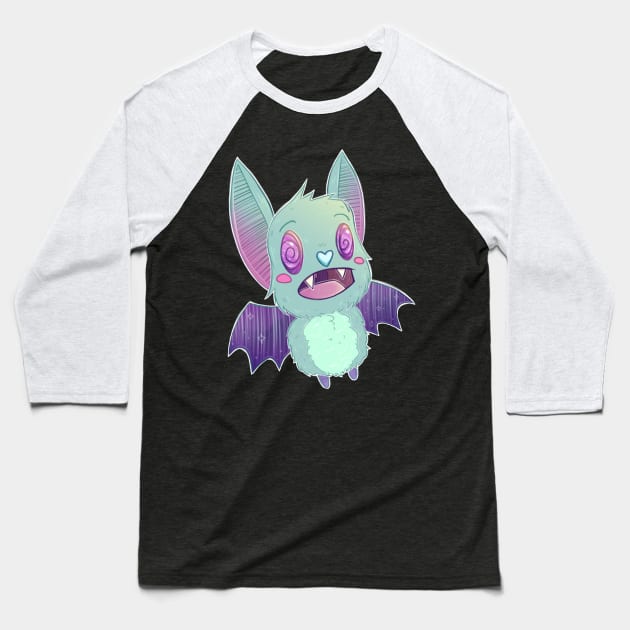 Going Batty Baseball T-Shirt by Khelekmir